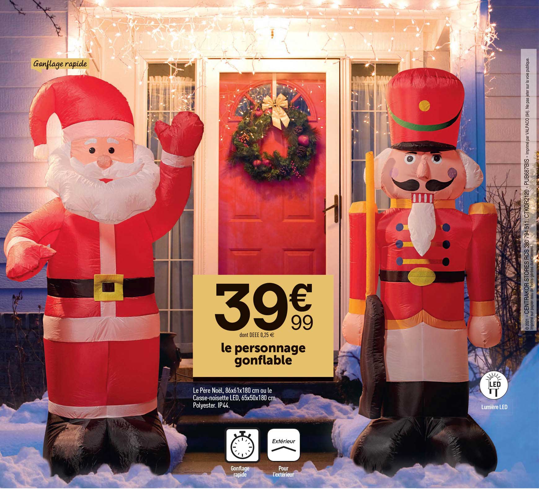 le personnage gonflable