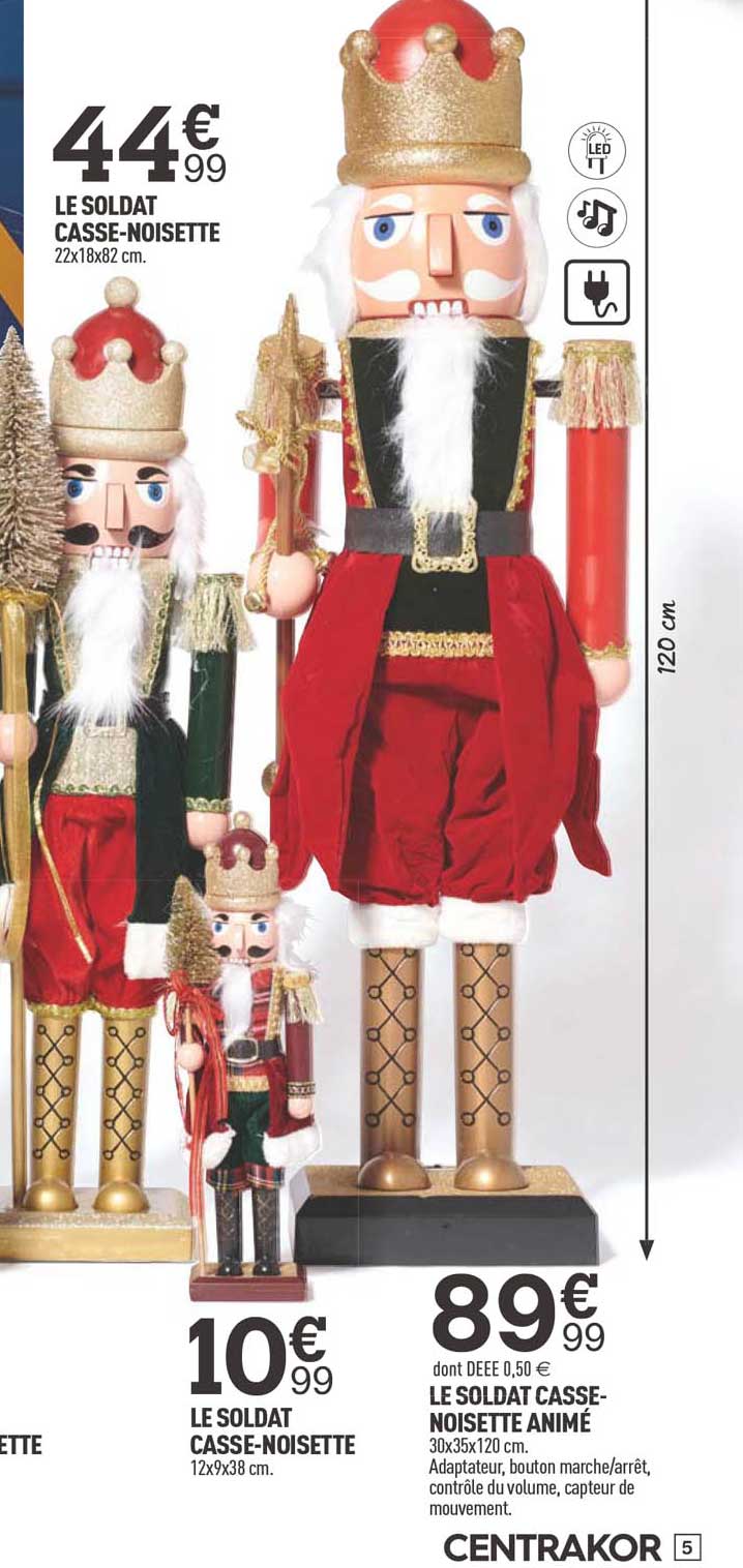le soldat casse-noisette, le soldat casse-noisette animé