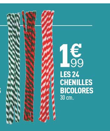 Les 24 Chenilles Bicolores