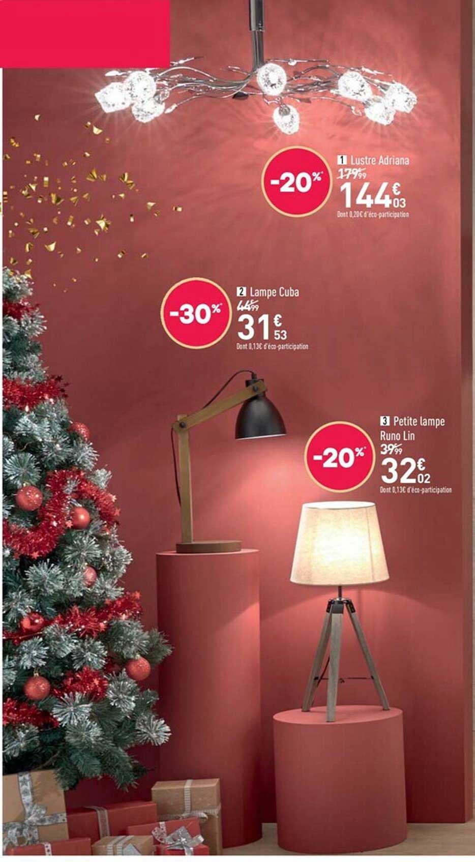 lustre adriana, lampe cuba, petite lampe runo lin