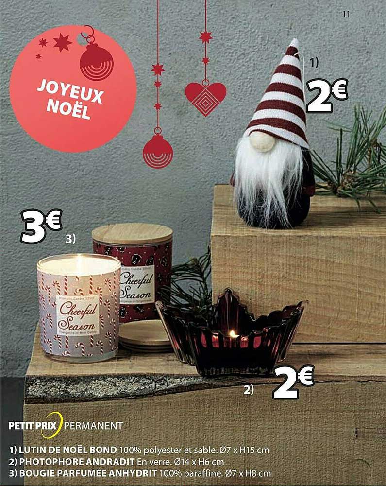 lutin de noël bond, photophore andradit, bougie parumée anhydrit