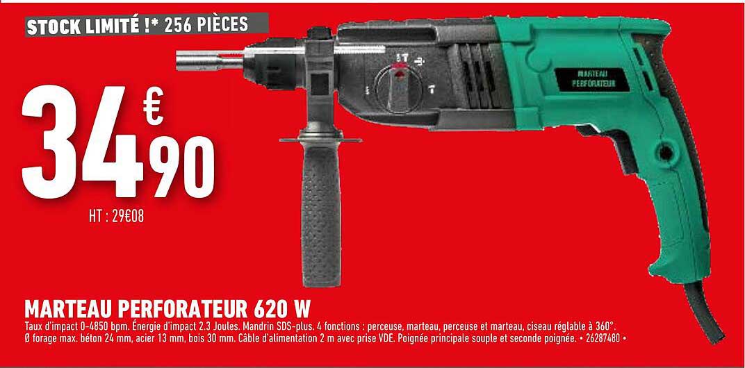 Marteau Perforateur 620 W