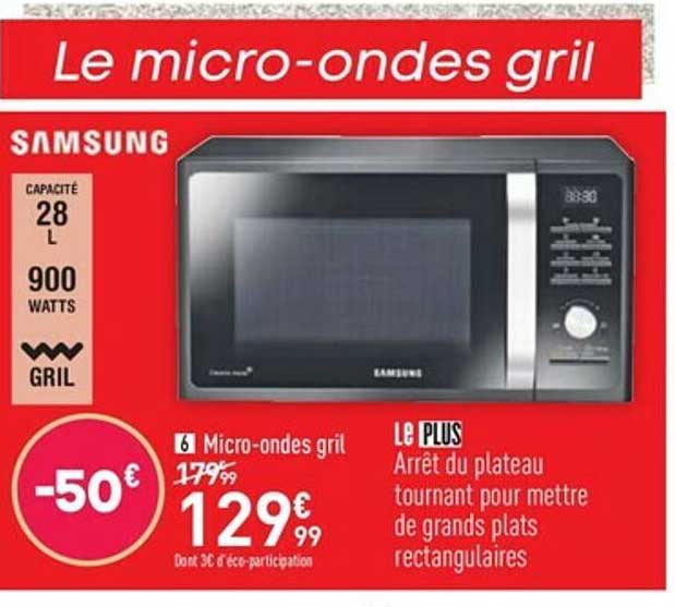 micro-ondes gril samsung