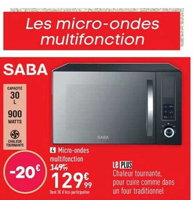 micro-ondes multifonction saba