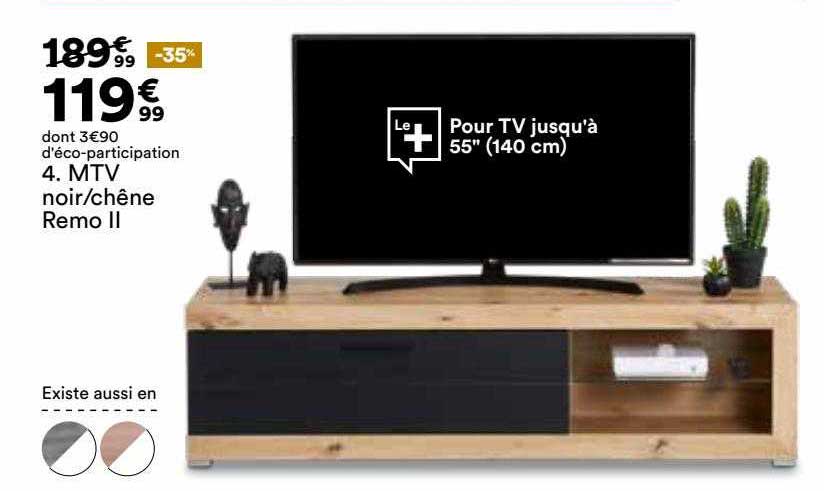 mtv noir-chêne remo II