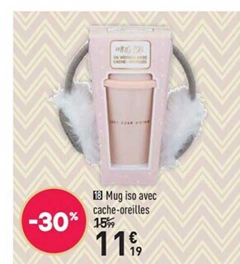 mug iso avec cache-oreilles