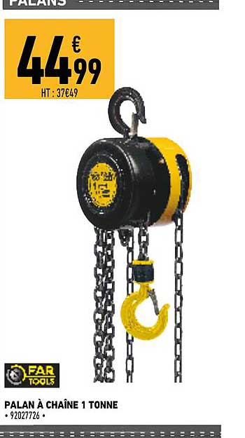 palan à chaîne 1 tonne far tools