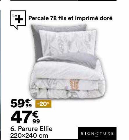 parure ellie 220 x 240 cm signature