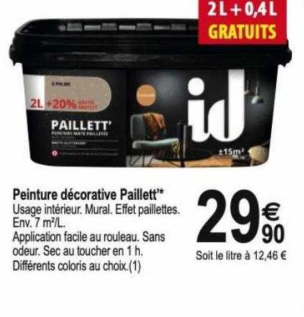 peinture décorative paillett'