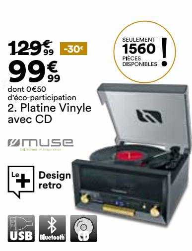 Platine Vinyle Avec Cd Muse