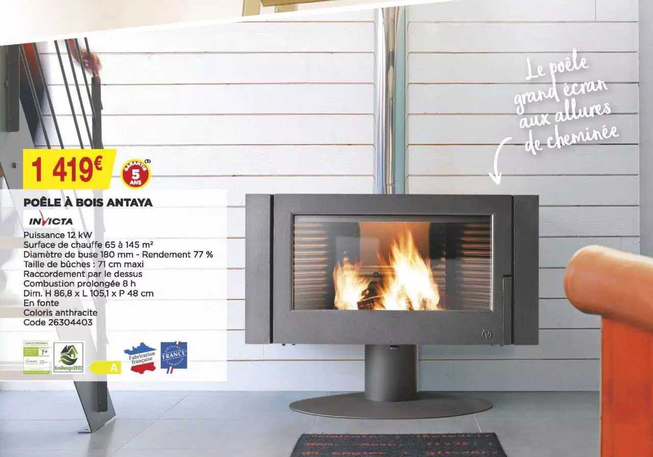 Poêle à Bois Antaya Invicta