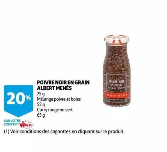 poivre noir en grain albert menès