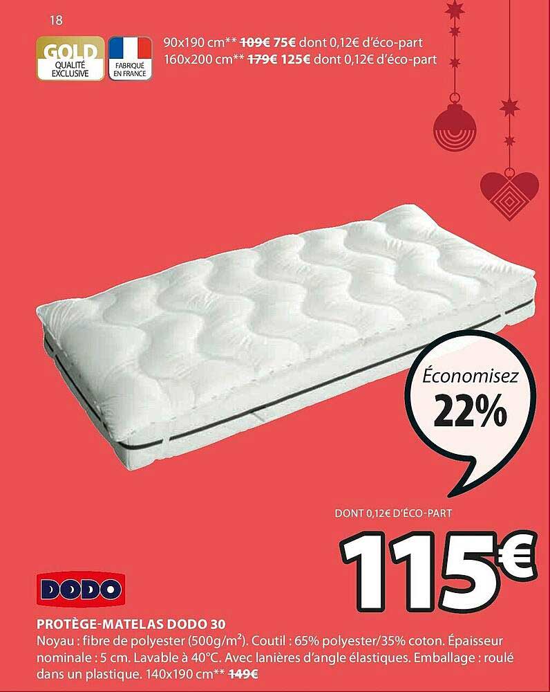 protège-matelas dodo 30
