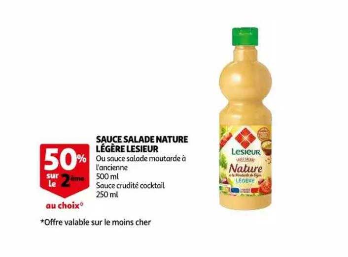 Sauce Salade Nature Légère Lesieur