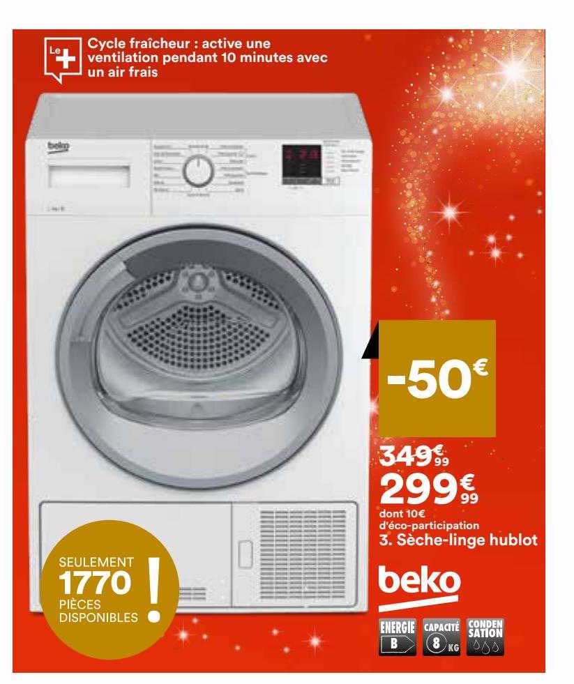sèche-linge hublot beko