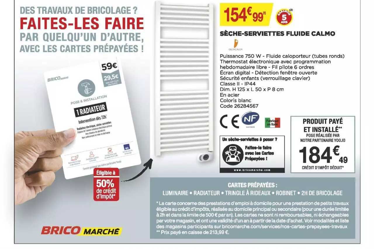 sèche-serviettes fluide calmo