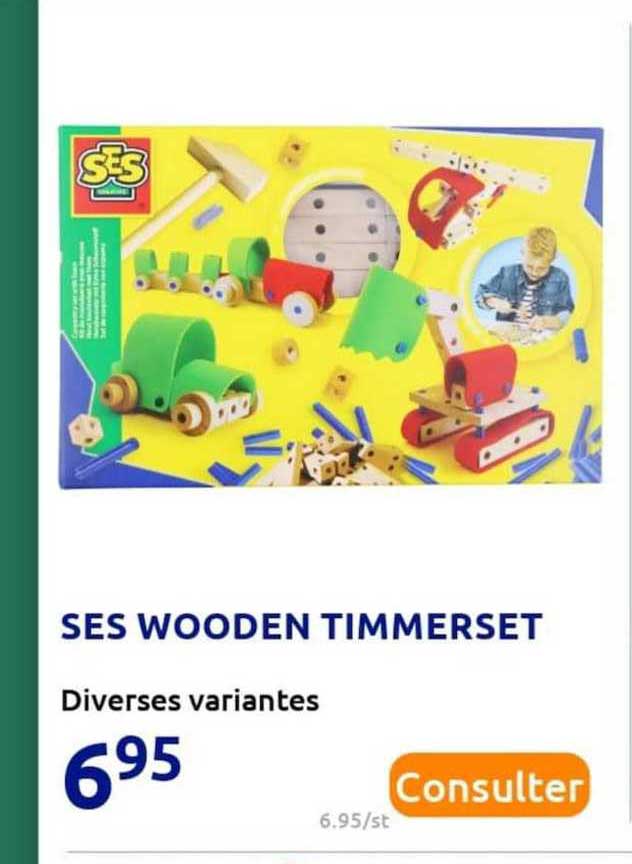 ses wooden timmerset