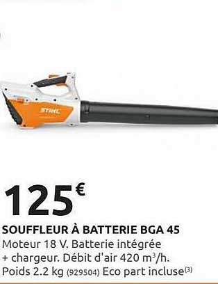 souffleur à batterie bga 45