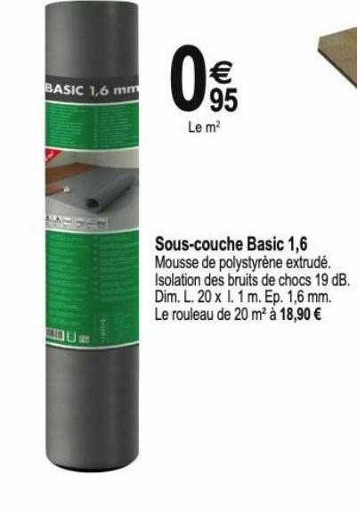 sous-couche basic 1,6