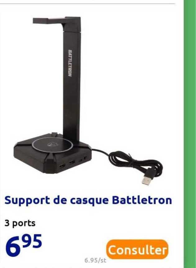 Support De Casque Battletron