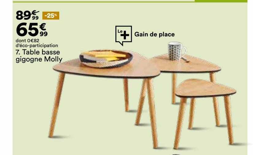 table basse gigogne molly
