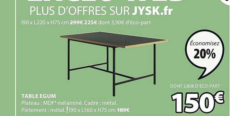 Table Egum