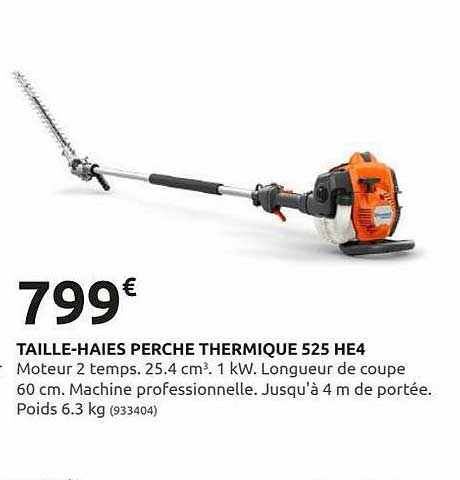 taille-haies perche thermique 525 he4