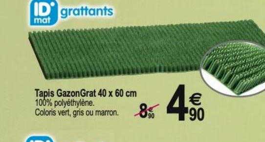 tapis gazonGrat 40 x 60 cm