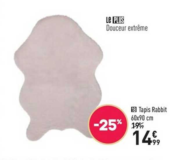 tapis rabbit 60 x 90 cm