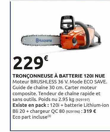 tronçonneuse à batterie 120I nue