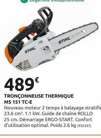 tronçonneuse thermique ms 151 tc-e
