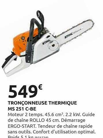 Tronçonneuse Thermique Ms 251 C-be Stihl
