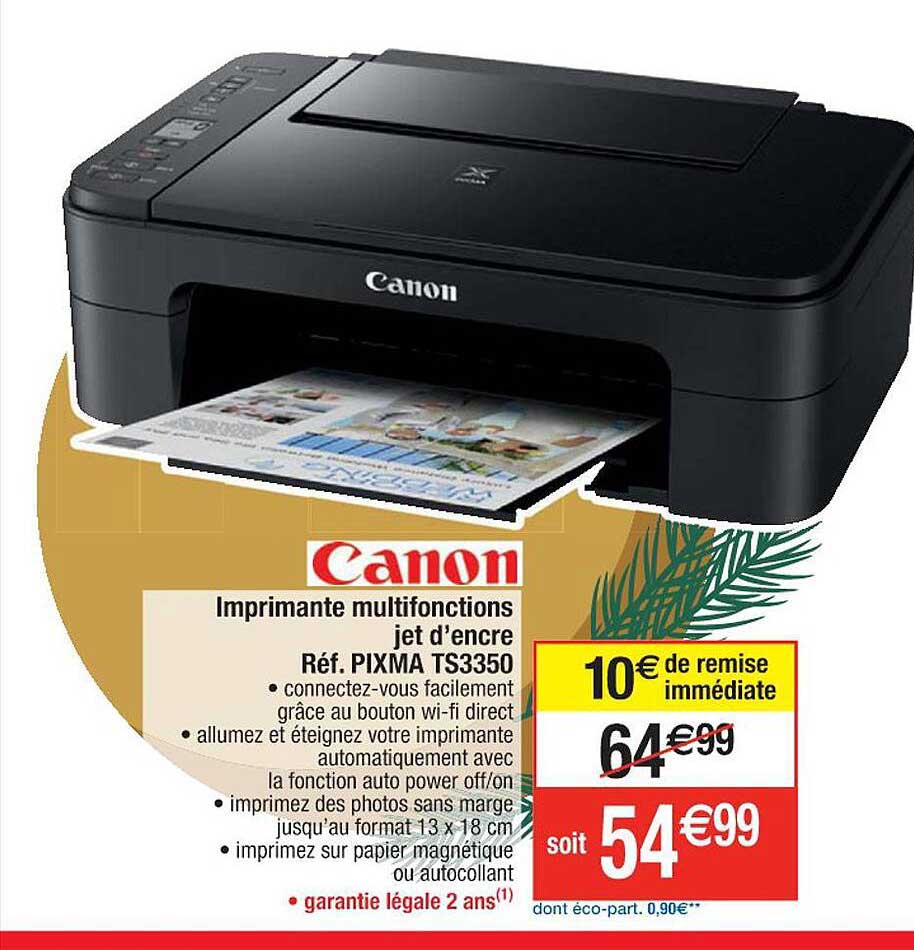 imprimante multifonctions jet d'encre canon