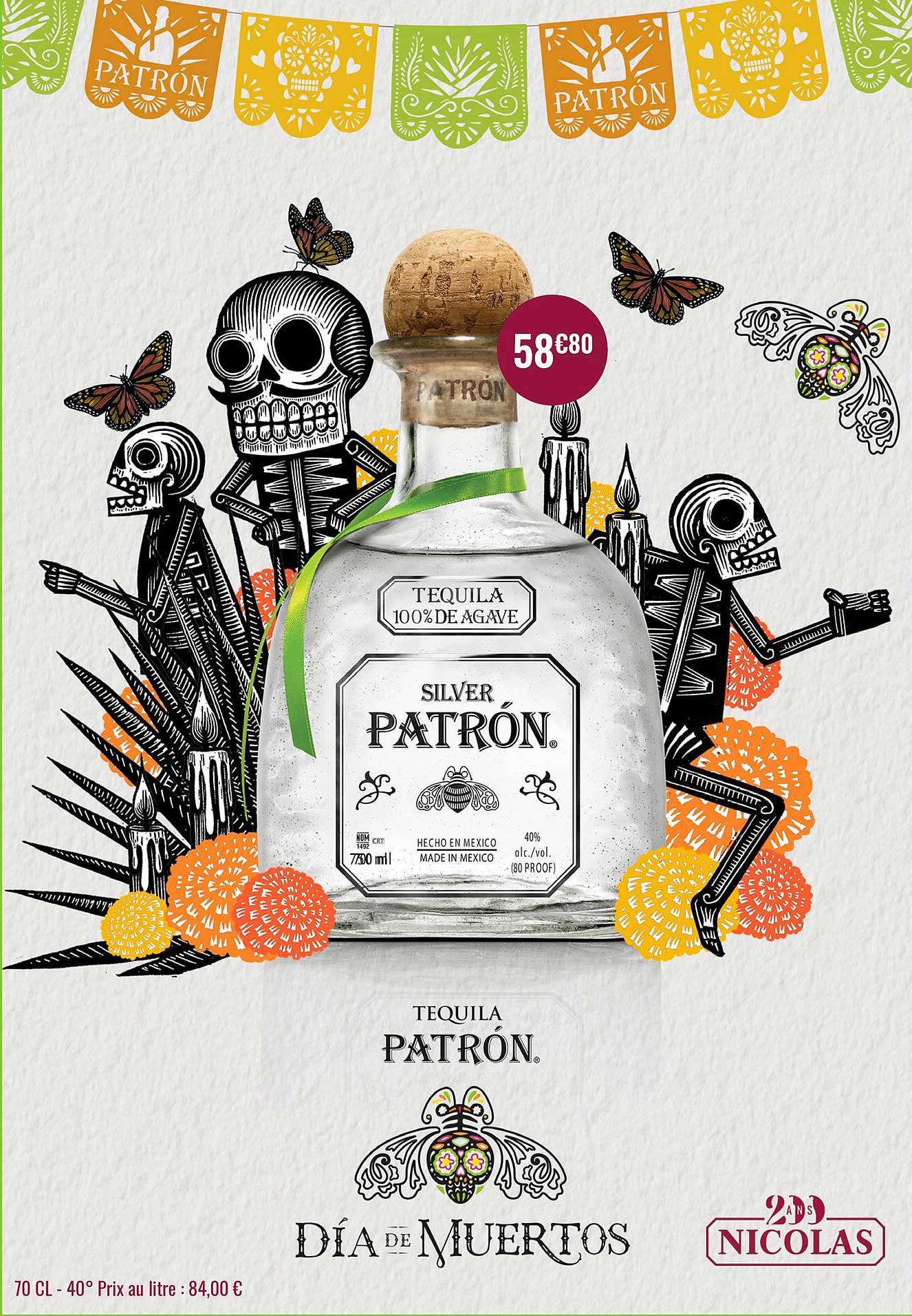 tequila patrón día de muertos