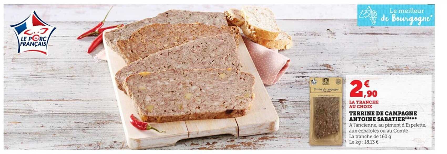 terrine de campagne antoine  sabatier