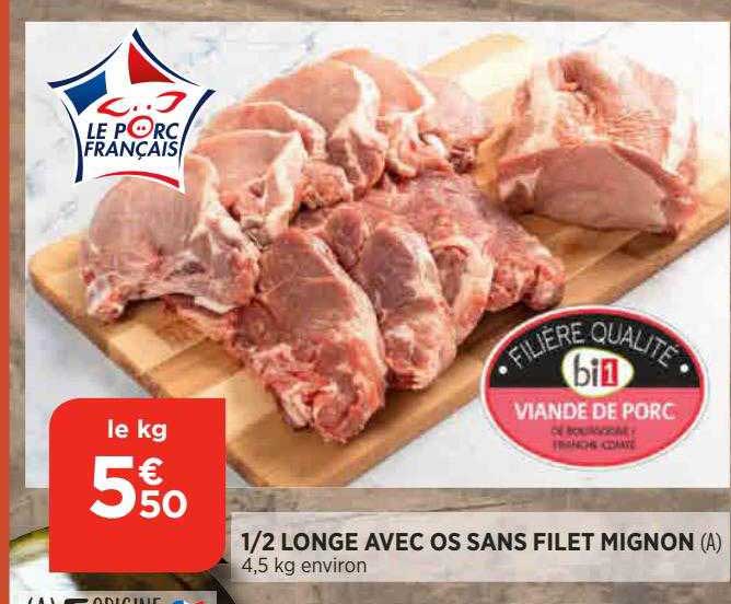 1 2 Longe Avec Os Sans Filet Mignon