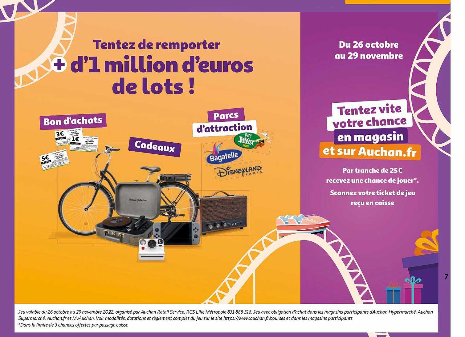 1 million d'euros de lots !