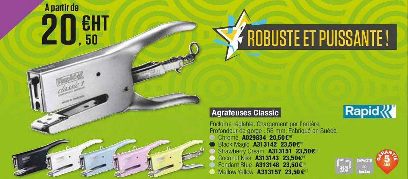Agrafeuse Classic Rapid