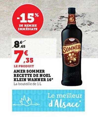 amer sommer recette de noël klein wanner 16°