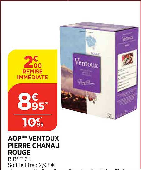 aop** ventoux pierre chanau rouge