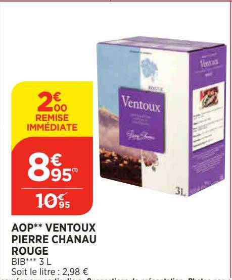 aop** ventoux pierre chanau rouge