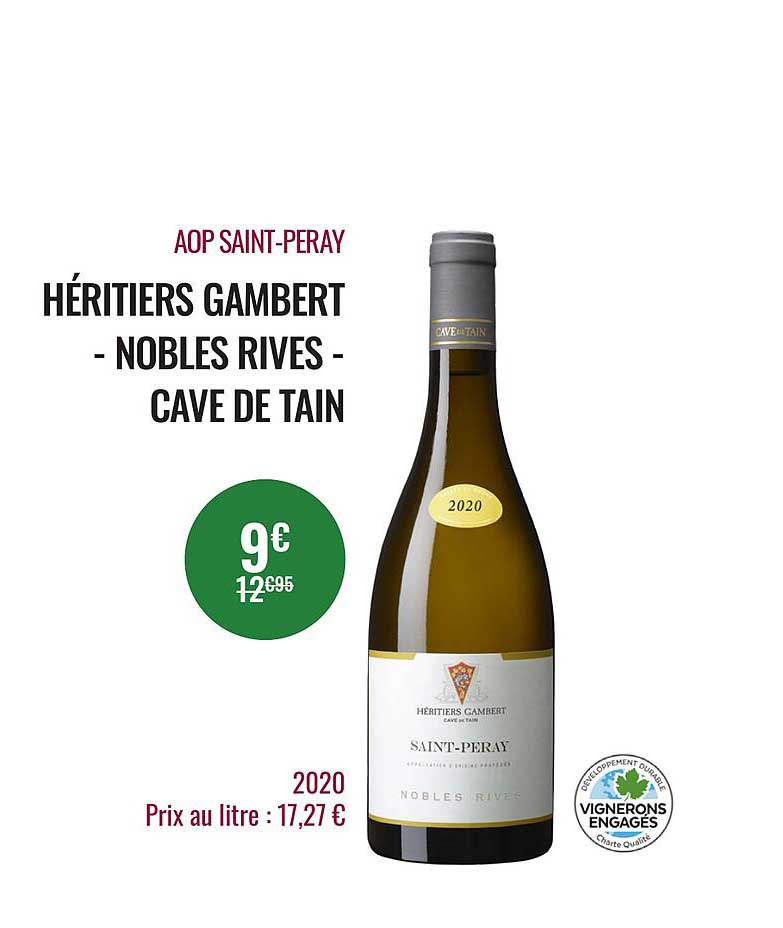 aop saint-peray héritiers gambert - nobles rives - cave de tain