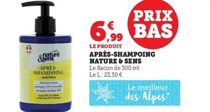 après-shampoing nature & sens