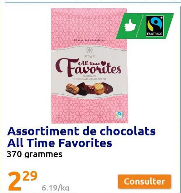 assortiment de chocolats all time favorites