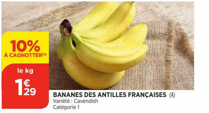 bananes des antilles françaises