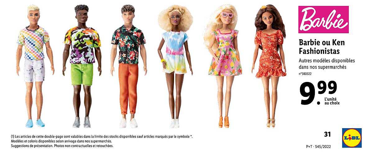 barbie ou ken fashionistas