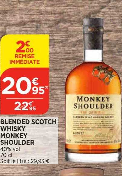 blended scotch whisky monkey shoulder