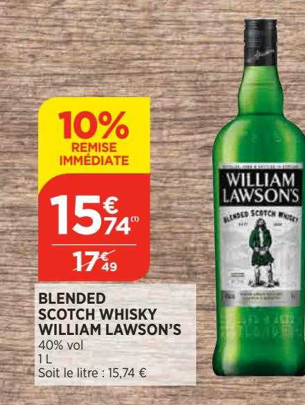 blended scotch whisky william lawson's