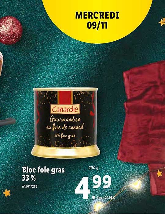 Bloc Foie Gras 33% Canardie