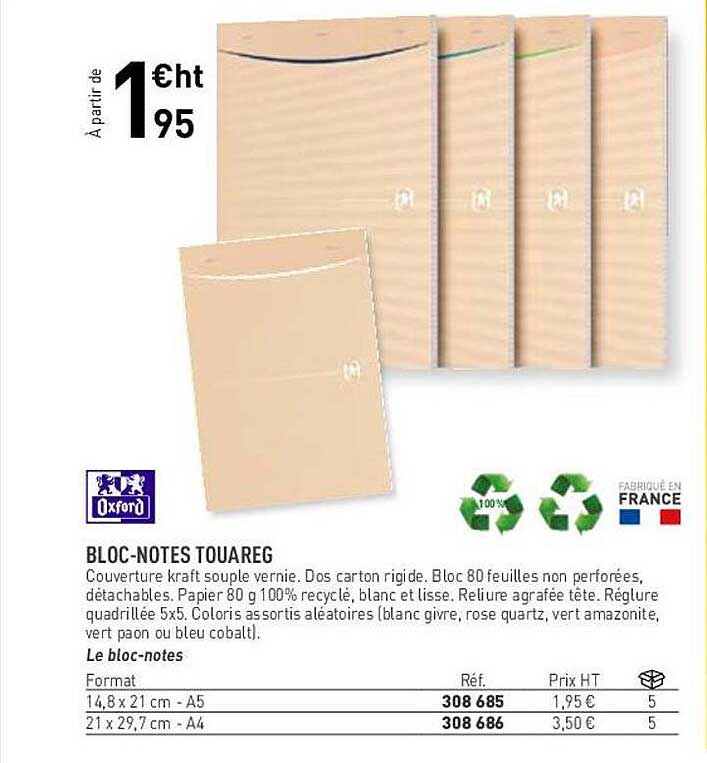 bloc-notes toureg oxford